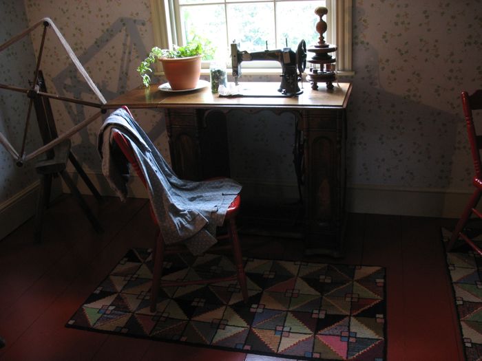 Green Gables PEI sewing area