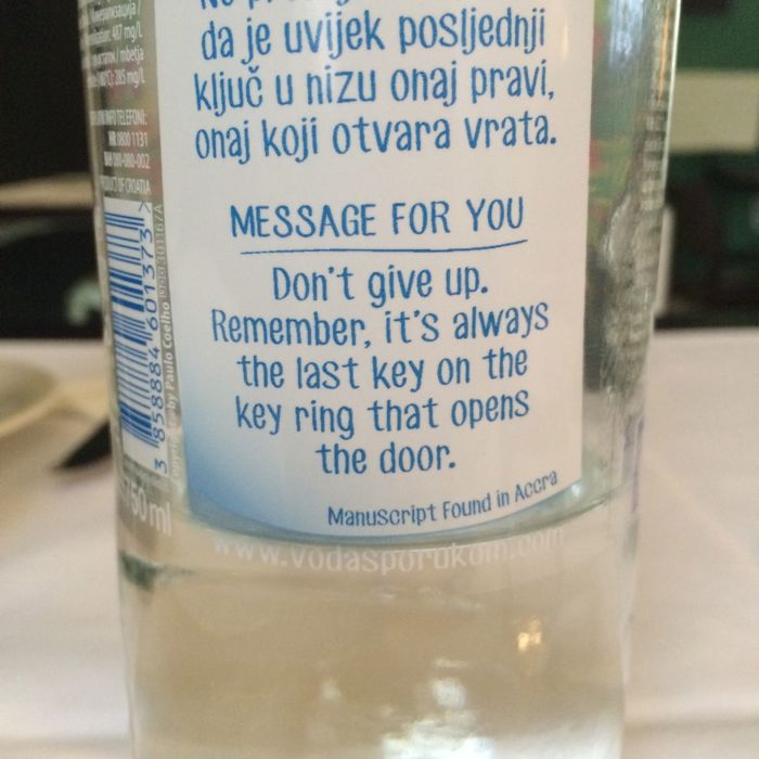 Bistro Appetit_Split Water Bottle Wisdom