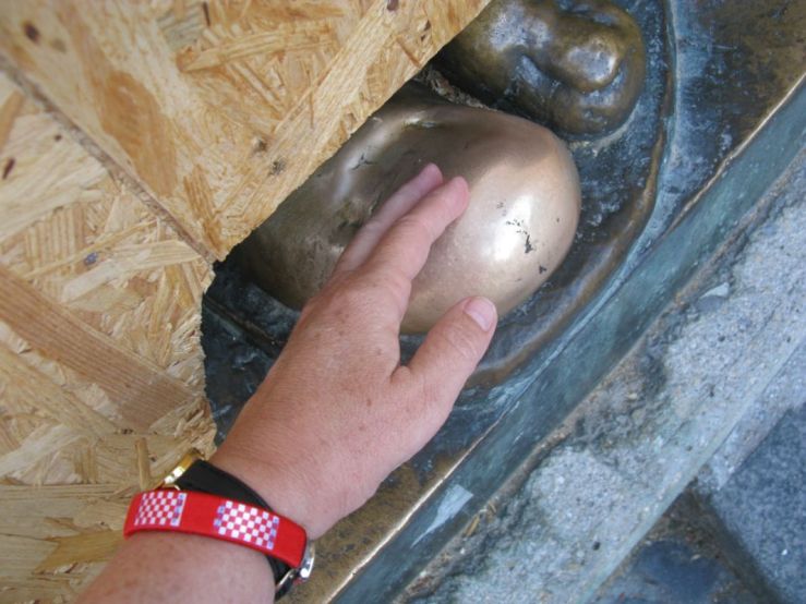 Rubbing Bishop's Toe