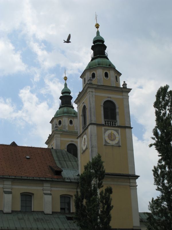 Ljubljana_St Nicholas Spires