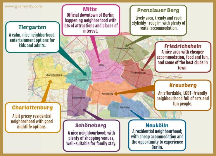 Berlin neighborhood map